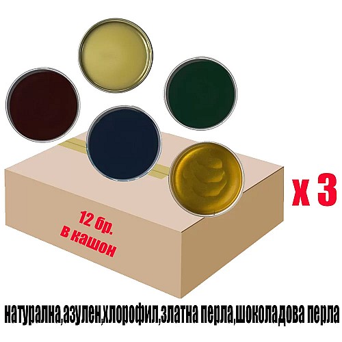Кашон с кола маска кутии 3 х 800мл. NATURAL BOX 3x800